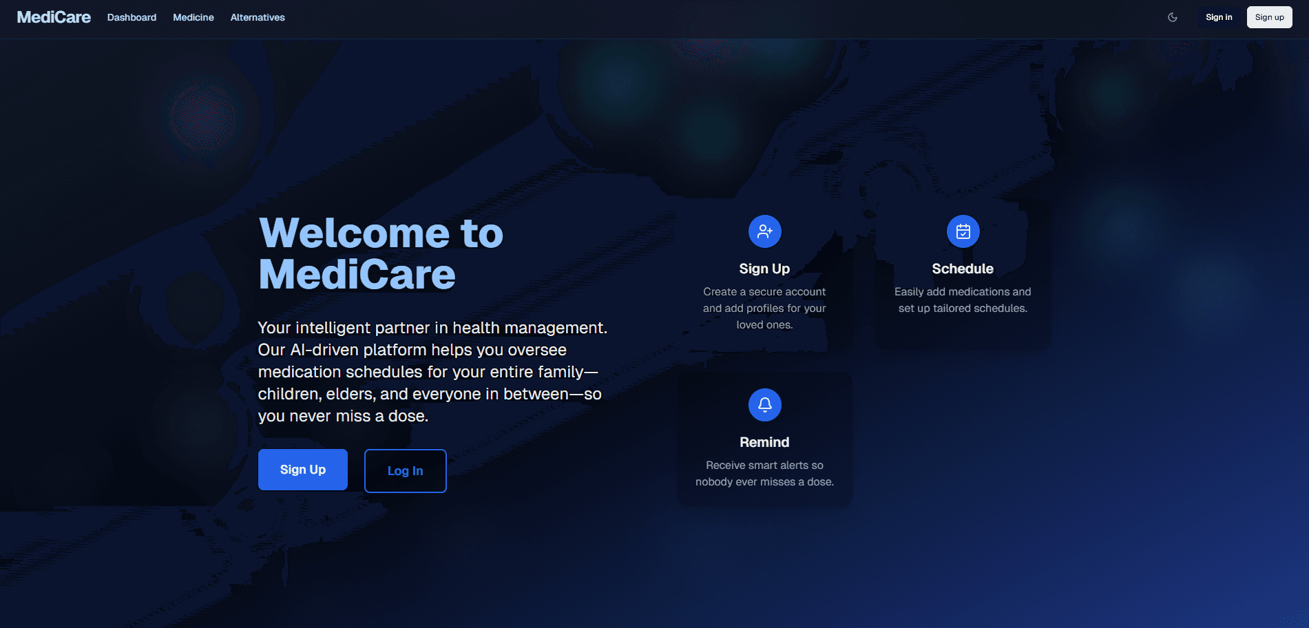 Kairomed / Medicare project screenshot